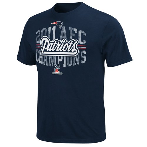 NFL New England Patriots 2011 AFC Champions T-Shirt - Navy Blue