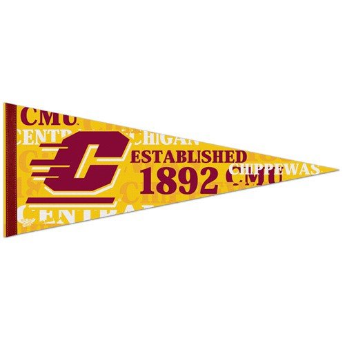 NCAA Central Michigan Chippewas Felt Pennant