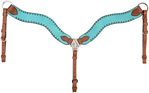 Alamo Saddlery Turquoise Marble Breastcollar