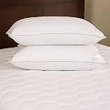 BeautyRest Set of 2 400TC Firm Down Alt. Pillows, Jumbo Firm