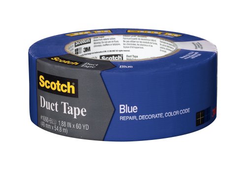 3M 1060-BLU Scotch Blue Duct Tape, 1.88-Inch x 60-Yard, 1-Pack