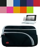 Assorted Colors - Triple Pocket Neorpene Sleeve Case with Compatible with ASUS Eee PC 1000 10 Inch - (Asus eeepc Laptop NOT included)