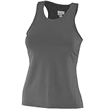 Augusta Sportswear Girl's Solid Racerback Sleeveless Tank Top. 1203