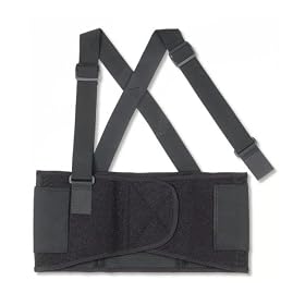 ProFlex 1650 Economy Elastic Back Support Belt, Black, Medium
