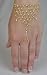 Crystal Slave Bracelet or Glove, Adjustable In Silver or Gold