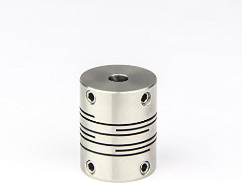 3DMakerWorld Stainless Steel Flexible Shaft Coupler 5mm X 6.35mm