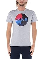 Nike Hurley Camiseta Manga Corta Smokey (Gris Jaspeado)