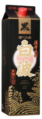 乙 さつま白波 黒麹仕込み 芋25°1.8Lパック／薩摩酒造　 1.8L 1本