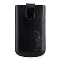 bugatti Ledertasche SlimCase f�r Apple iPhone 4, IV, schwarz, Leder Tasche