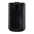 bugatti Ledertasche SlimCase f�r Apple iPhone 4, IV, schwarz, Leder Tasche