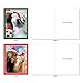 The Best Card Company - 10 Christmas Animal Cards with Envelopes - Boxed Assorted Season's Greetings, Holiday Set (4 x 5.12 Inch) - Holiday Animal Selfie M2373XSG