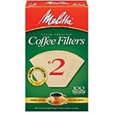 Melitta 622752 100 Count, #2 Brown Cone Filter