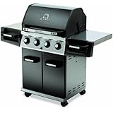 Broil King 976154 Regal 420 Liquid Propane Gas Grill, Stainless Steel/Black
