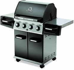 Broil King 976154 Regal 420 Liquid Propane Gas Grill, Stainless Steel/Black
