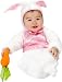 Plush Bunny Bunting Baby Costume