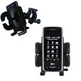 Bike Handlebar Holder Mount System for the LG Voyager - Gomadic Brand