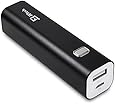 JETech 0750 3000mAh Ultra-Compact Portable External Power Bank - Black