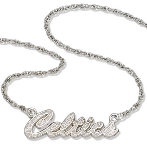 Boston Celtics Script Necklace