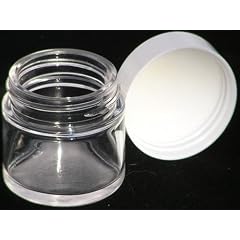 1 x Geltiegel Glas Tiegel Nora 30ml Geldosen Leer