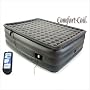 Easy Riser Grey Queen Size High Rise PillowTop Air Bed with Remote Control