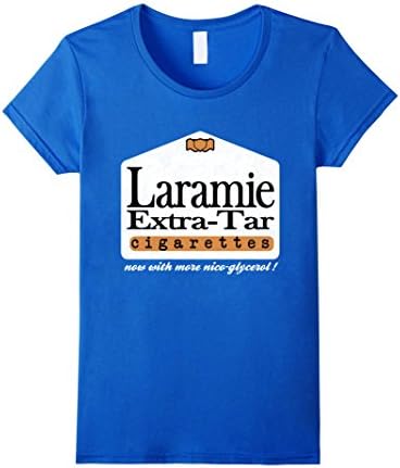 Women's Laramie Extra - Tar Cigarettes T-shirt Medium Royal Blue