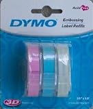 Dymo Embossing Label Refills - 3 Color Pastels