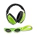 Baby Banz Earmuffs Infant and Toddler Hearing Protection Headphones - Packaged with BANZ Sunglasses Ages 0–2 Years – Ultimate Child Ear and Eye Protection – Stop Noise – Block Sun (Lime)