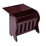Winsome Wood Magazine Rack with Drop Leaf Table, Wood Finish