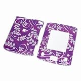 41x0TcqxE2L. SL160  LG Lotus LX600 Cell Phone Purple Flower Protective Case Faceplate Cover + Free LiveMyLife Wristband