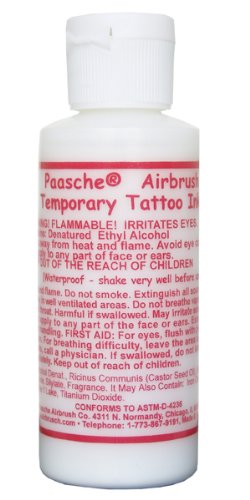 Paasche 2-Ounce Tattoo Paint, White Paasche 2-Ounce Tattoo Paint, White
