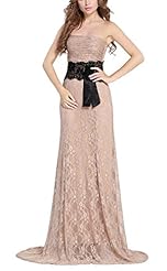 Strapless Cocktail Peplum Lace Evening Dress/Party Dress 