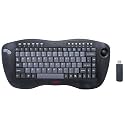 DSI 2.4GHz Wireless Keyboard with Optical trackball, Black, FK-760
