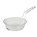 ExcellantÃ© 10-Inch Round Nickel Plated Culinary Basket, Medium Mesh