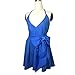 Lookatool Women Casual Short Mini Dress Denim Jean Belted Dress