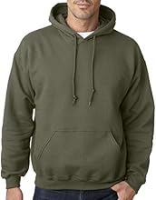Gildan Adult Heavy Blend� Hooded Sweatshirt (Military Green) (Large)