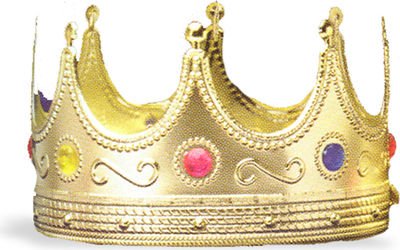 Regal King Costume Crown
