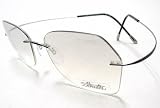 Silhouette Titan Minimal Art Special Edition Eyeglasses Chassis 7695 Black Shine 6110 Optical Frame