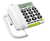 Doro 312CS Big Button Corded Telephone With LCD - White