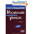 Vocabulaire progressif du fran�ais Niveau avanc� : Tests d'�valuation