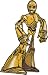 Star Wars Lucas Films C3PO Robot iron On Movie Patch