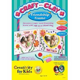 Creativity for Kids Craft with Clay Friendship Frame