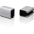 Just Mobile AC-828 AluCube Mini-Kabelhalterung Inkl. (2x 3m) Klebestreifen