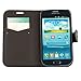 NEEWER Faux Leather Stand Wallet Flip Case For Samsung Galaxy Grand Duos i9080 i9082 (Black)