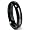 Black Tungsten Carbide 6mm Dome Two Tone Wedding Band Ring Sz 10.5 SN#495