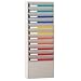 11-slot Steel Wall File W/project Files PUTTY