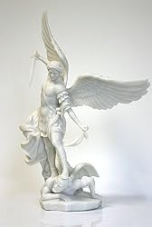 Archangel St. Michael Slaying the Devil Statue
