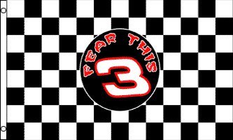 Fear This #3 Checkered 3x5 ft Polyester Flag