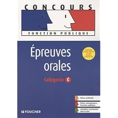 Epreuves orales, cat�gorie C