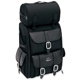 Saddlemen Deluxe Sissy Bar Bags Luggage S3500- (22Hx16Wx11D) New by Saddleman