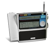 Honeywell PCR507W  NOAA Weather Alert/All Hazard S.A.M.E  FM  Radio with Atomic Projection Clock